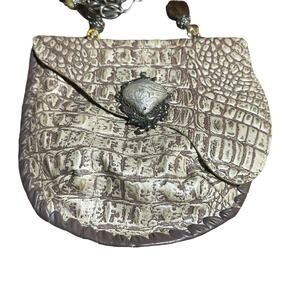 Maya Evangelista Alligator Leather Semi-Precious Stone Bag